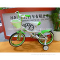 Princess style green bicycle hot selling 4 wheel training wheel girl model bicycle